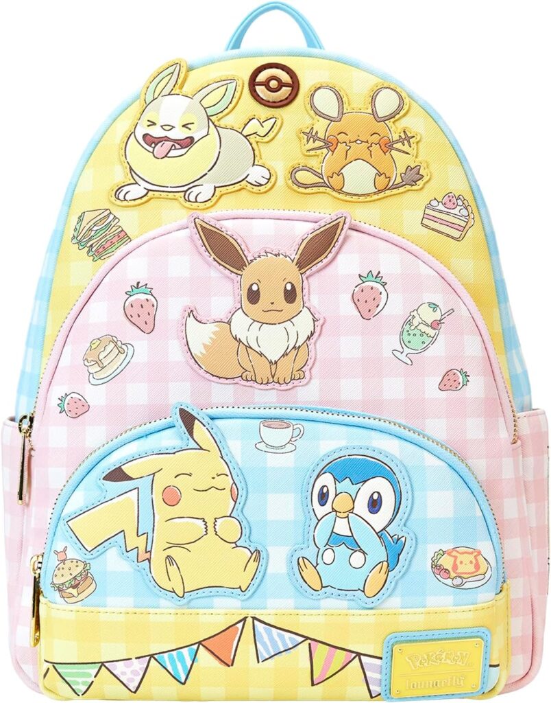 Loungefly Pokémon Café Triple Pocket Backpack