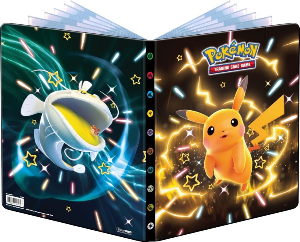 Ultra PRO Scarlet & Violet Shiny Pikachu 9-Pocket Portfolio