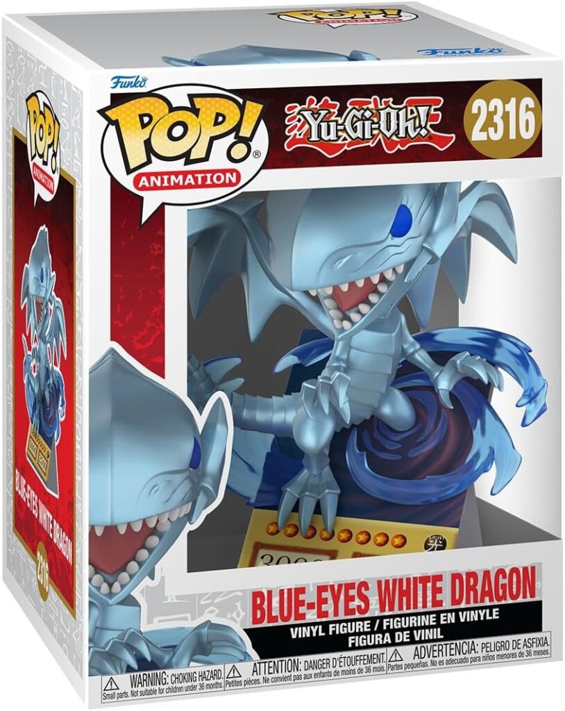 Funko Pop! Premium: Yu-Gi-Oh! - Blue Eyes Dragon (Card)