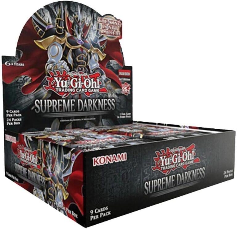 Yu-Gi-Oh! Supreme Darkness 1st Edition Booster Box, 24 Packs